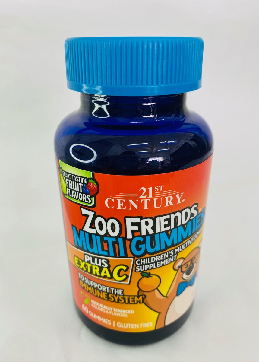 21st Century Zoo Friends Multi Gummies 60 Gummies
