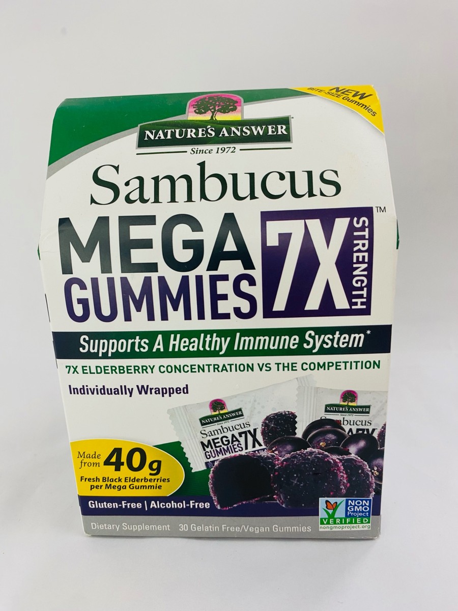 Sambucus Mega Gummies 7x Strength, 30 Gummies