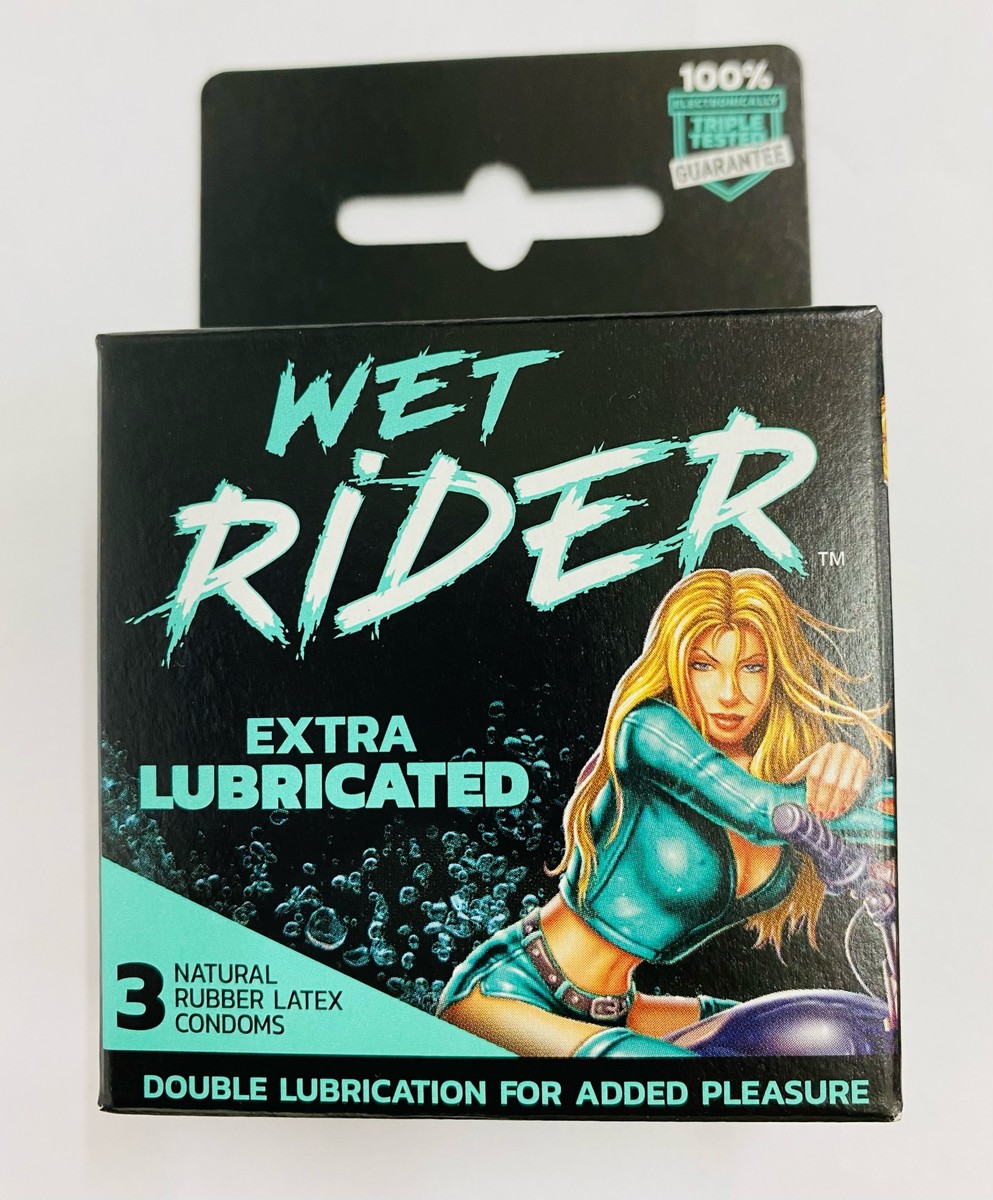 Wet Rider, 3 Latex Condoms