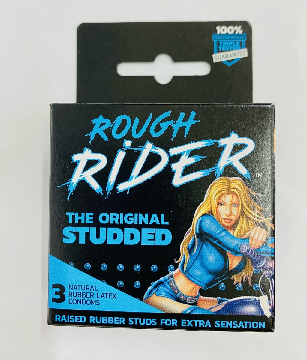 Rough Rider, 3 Rubber Latex Condoms