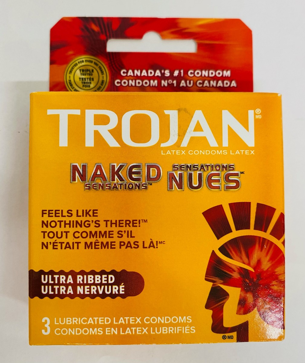 Trojan Naked Nues, 3 Latex Condoms