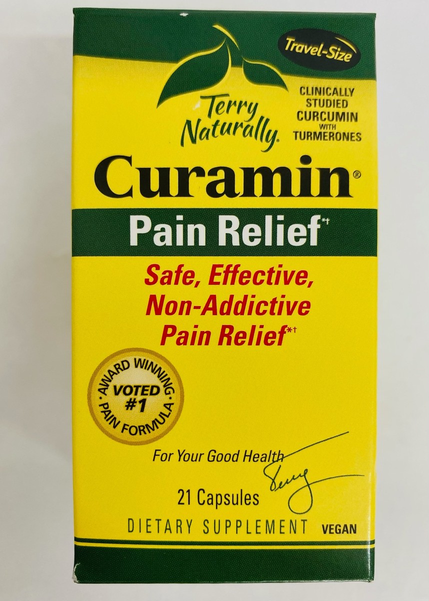 Terry Naturally Curamin Pain Relief, 21 Capsules