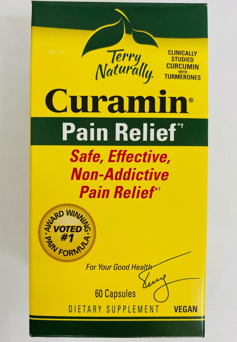 Terry Naturally Curamin Pain Relief, 60 Capsules