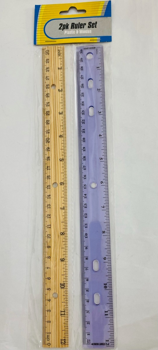 2 Pack Ruler Set