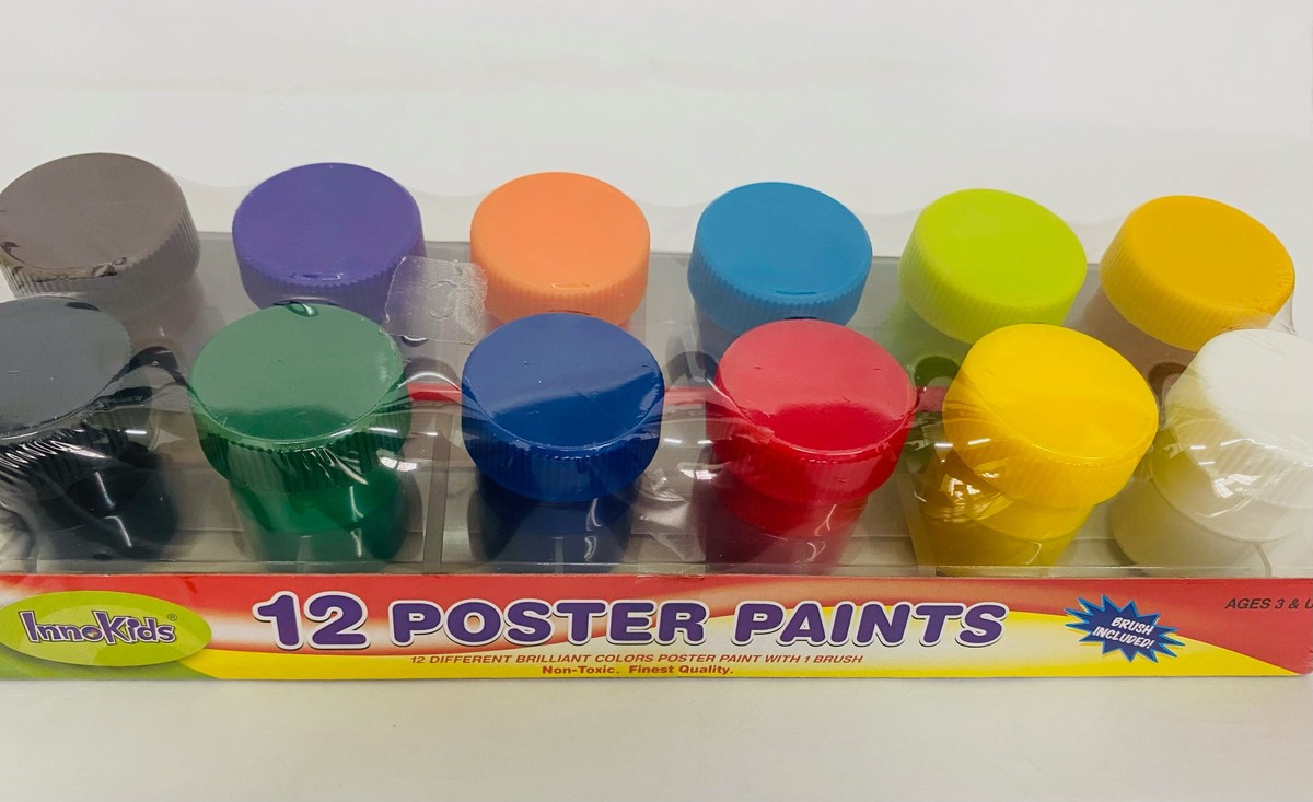 12 Poster Paints