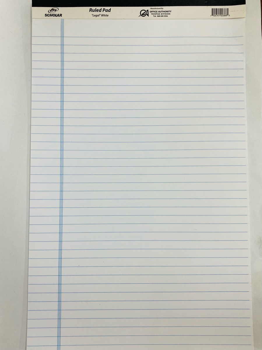 Scholar Ruled Pad Legal Pad