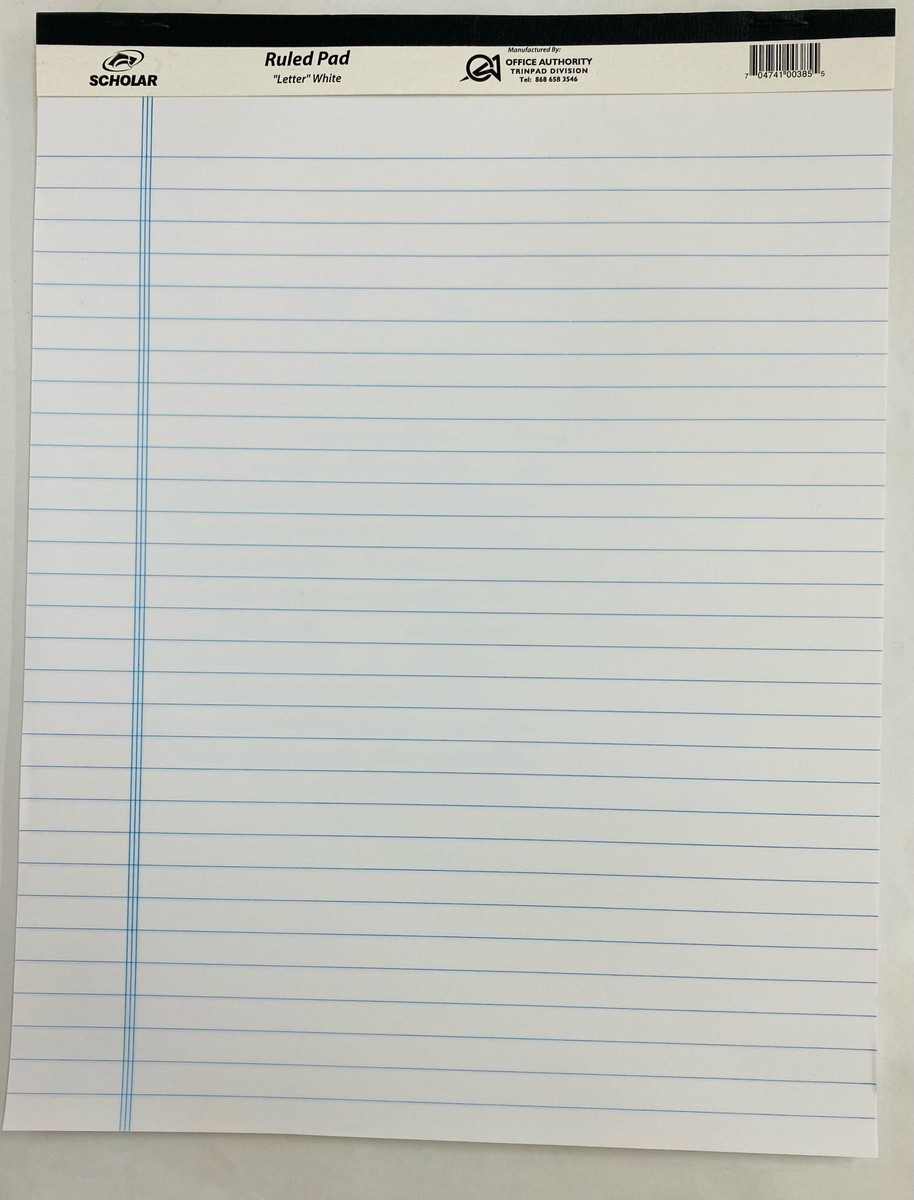 Scholar Ruled Pad Letter Pad