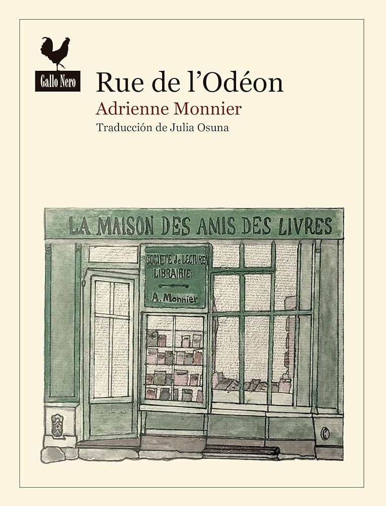 Rue de L'Odéon -Adrienne Monnier