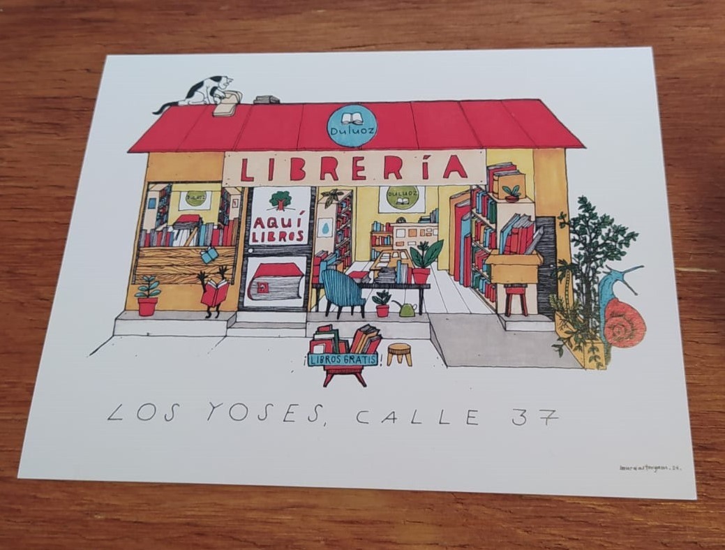 Postales librería color