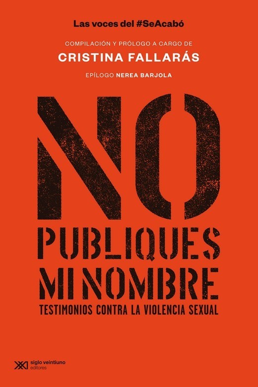 No publiqués mi nombre - Cristina Fallarás