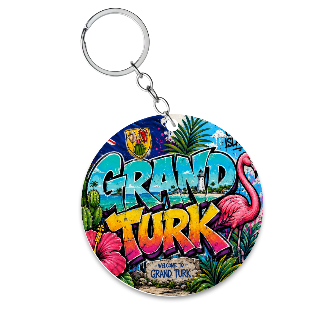 Island Ink Keyring (Grand Turk)