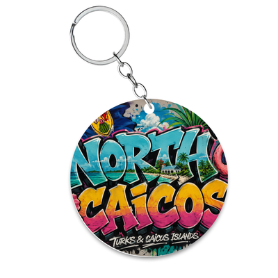 Island Ink Keyring (North Caicos)