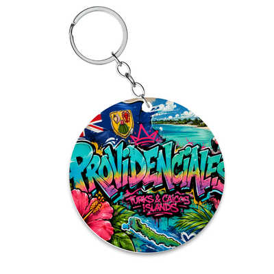 Island Ink Keyring (Providenciales)