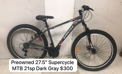 27.5" Supercycle MTB 21sp Dark Gray