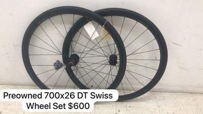 700x26 DT Swiss Wheel Set