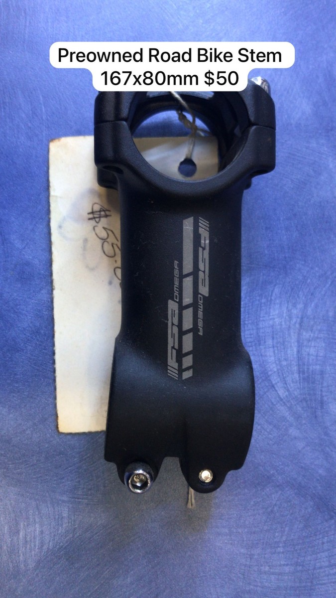 Road Bike Stem 167x80mm Black