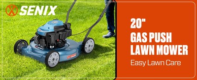 20" Senix 144cc Adjustable Gas Push Mower LSPG-L4
