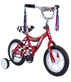12" Boys Micargi MBR BMX *No Brake-Black / Blue / Red