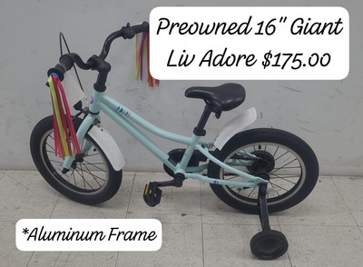 Preowned 16" Giant Liv Adore Light Blue