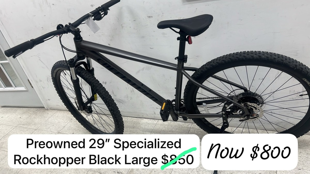 Preowned 29" Specialized Rockhopper Large Black