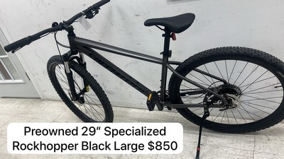 Preowned 29" Specialized Rockhopper Large Black