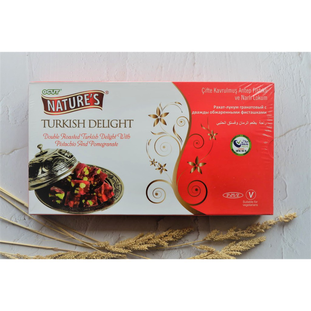 Natures Turkish Delight  Pistachio & Pomegranate