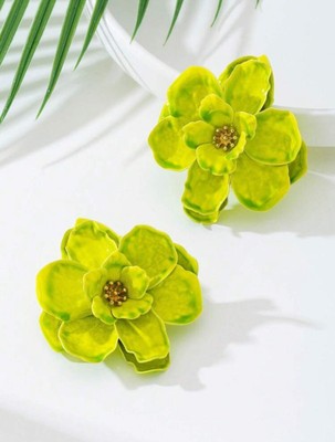 Floral leaf Design Earrings -SOLD OUT