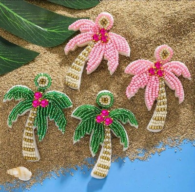 Handmade Beaded Coconut Tree