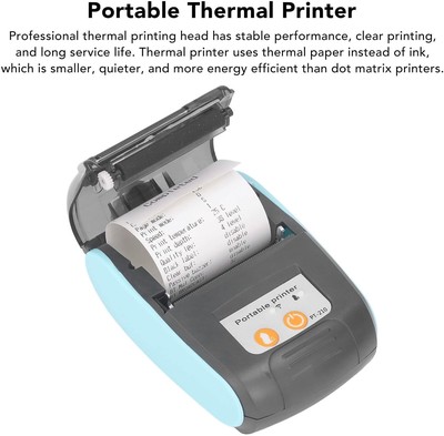 Bluetooth Thermal Receipt Printer 58mm — Portable Wireless Mini POS Printer