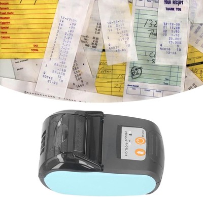 Bluetooth Thermal Receipt Printer 58mm — Portable Wireless Mini POS Printer
