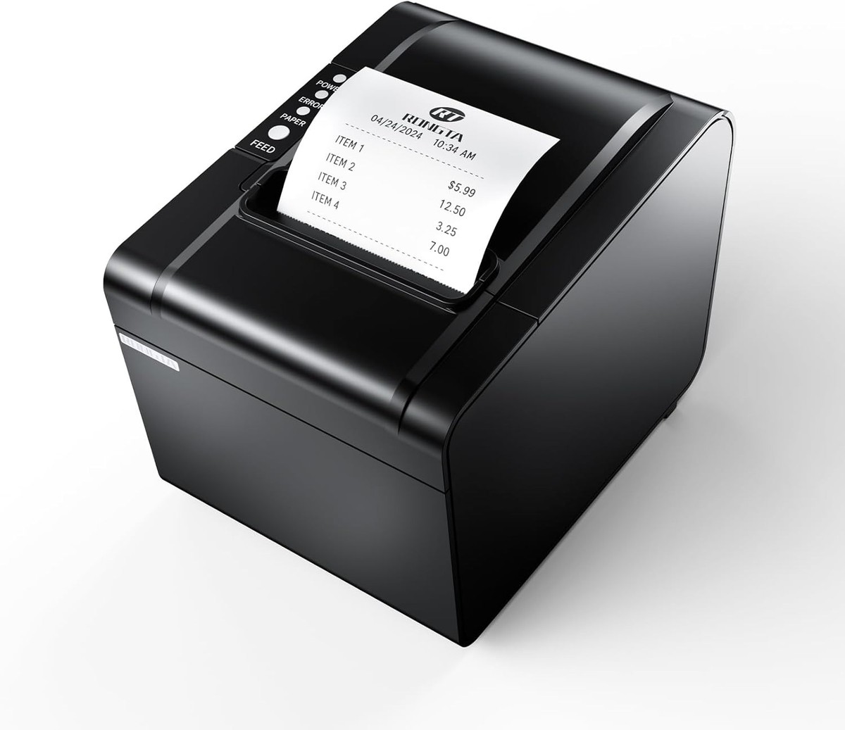 Rongta 80mm Thermal Receipt Printer - USB, Serial & Ethernet POS Printer with Auto Cutter (RP326)