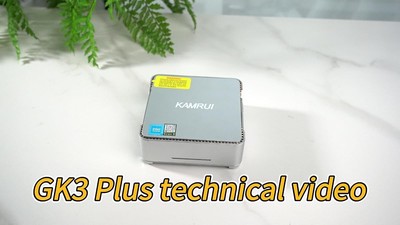 KAMRUI GK3Plus Mini PC — Intel N95, 16GB RAM, 512GB SSD, 4K Triple Display, WiFi/BT