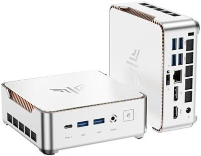 KAMRUI Pinova P2 Mini PC — AMD Ryzen 4300U, 16GB RAM, 256GB SSD, Triple 4K Display