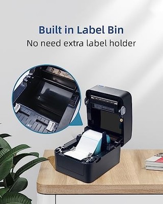 vretti 4x6 Thermal Shipping Label Printer — USB, for Amazon/eBay/Shopify/UPS/DHL