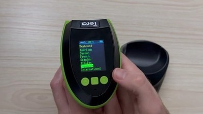 Tera HW0009 Pro Wireless Barcode Scanner — 1D/2D/QR with Screen & Keypad, Bluetooth/2.4G/USB