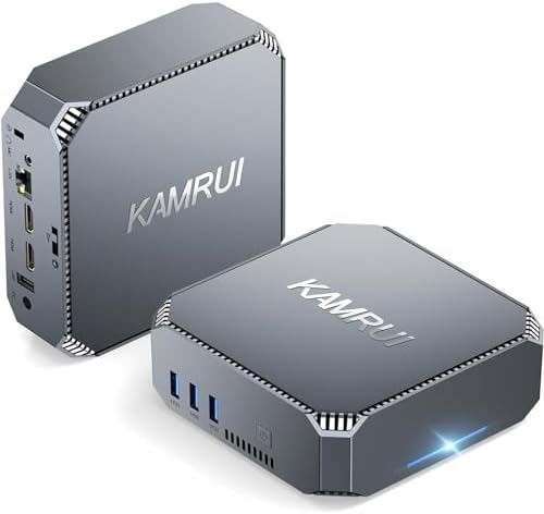KAMRUI AK2 Plus Mini PC — Intel N100, 16GB RAM, 512GB SSD, Dual 4K