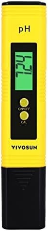 VIVOSUN Digital pH Meter — Pen Type, 0.01pH Accuracy, UL Certified