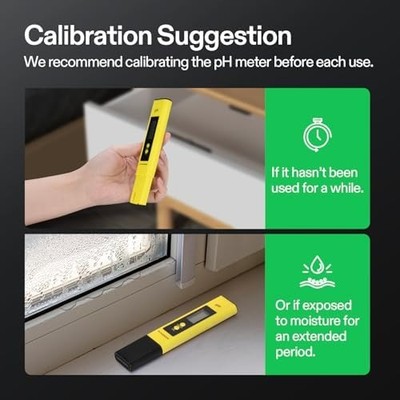 VIVOSUN Digital pH Meter — Pen Type, 0.01pH Accuracy, UL Certified