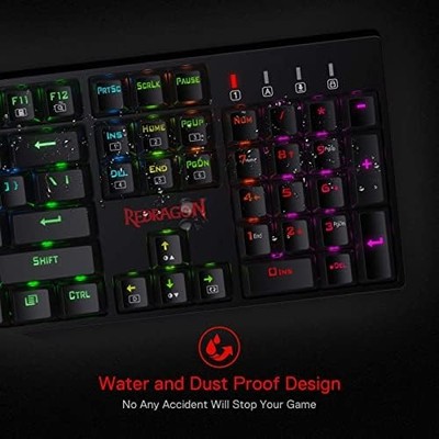 Redragon K582 SURARA RGB Mechanical Gaming Keyboard — 104-Key, Red Switches