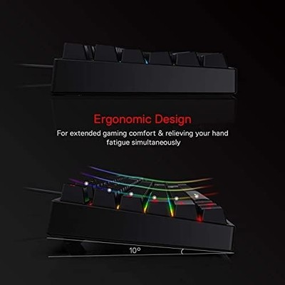 Redragon K582 SURARA RGB Mechanical Gaming Keyboard — 104-Key, Red Switches