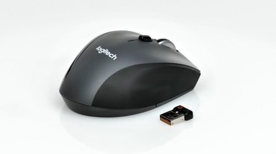 Logitech M705 Marathon Wireless Mouse — 2.4GHz, 5 Buttons, 3-Year Battery
