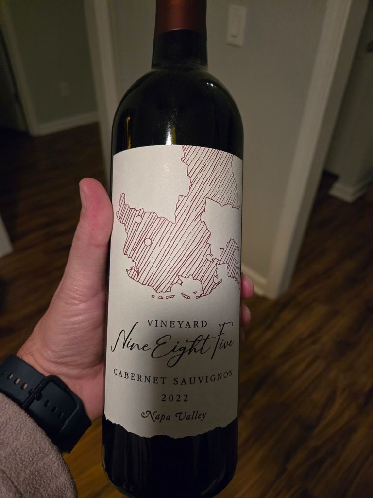Nine Eight Five Napa Cab Sauv