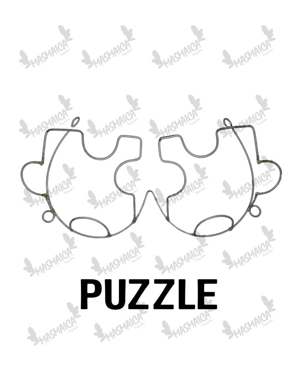 Puzzle Wire Bra Frame