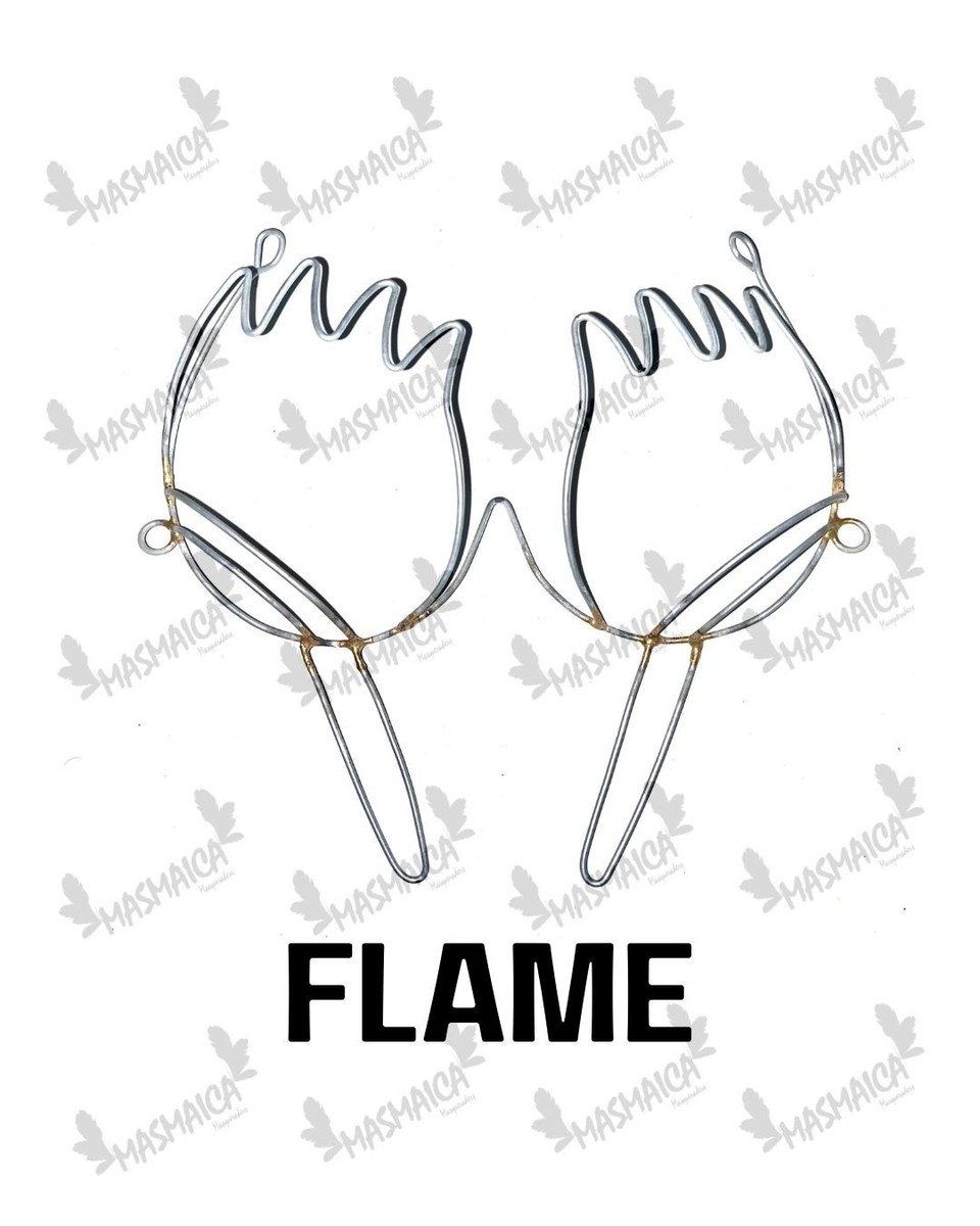 Flame Wire Bra Frame