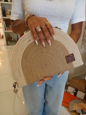 Fifi Fan Clutch Purse