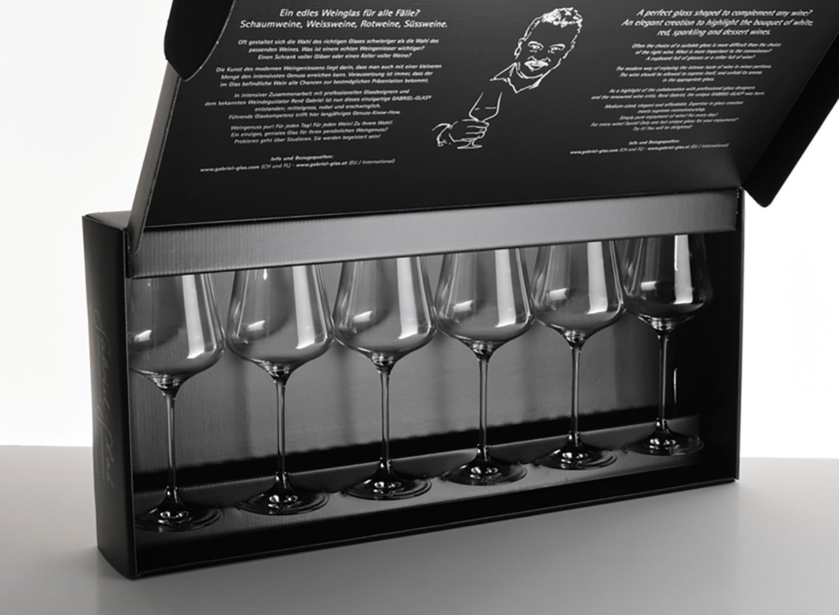Gabriel-Glas StandArt Wine Glass  6 Piece Gift Set 793573996947