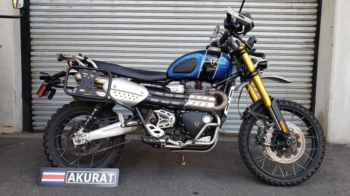 Bases laterales Triumph Scrambler 1200 XC/XE