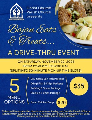 CCPC Bajan Eats and Treats 2025 - Cou-Cou and Saltfish