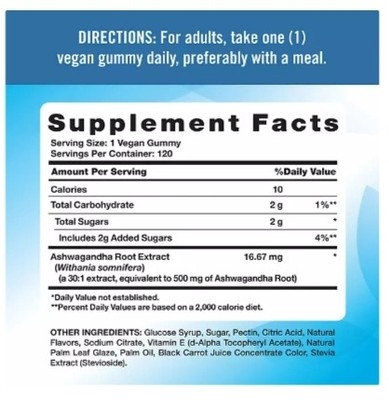 Nature's Truth Restore and Unwind Tropical Ashwagandha Gummies