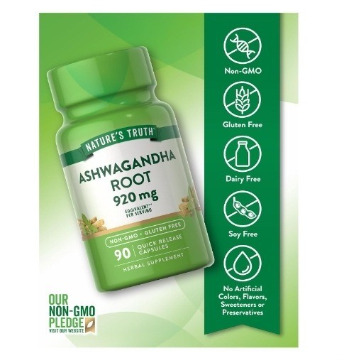 Nature's Truth Ashwagandha Capsules | 920 mg (30s)